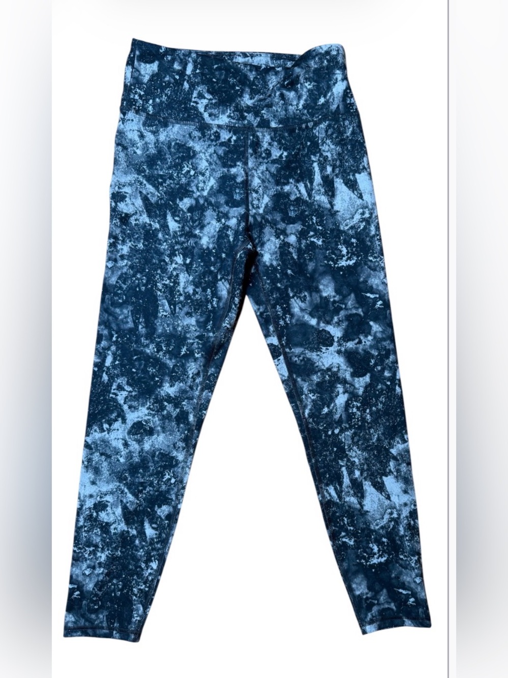 Zobha Black and Grey Tie-Dye Leggings